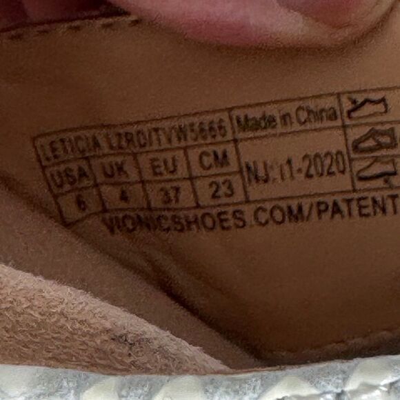 Vionic Leticia Women's Sandals Embossed Lizard Print Wedge Slide Size 6 - Picture 6 of 6